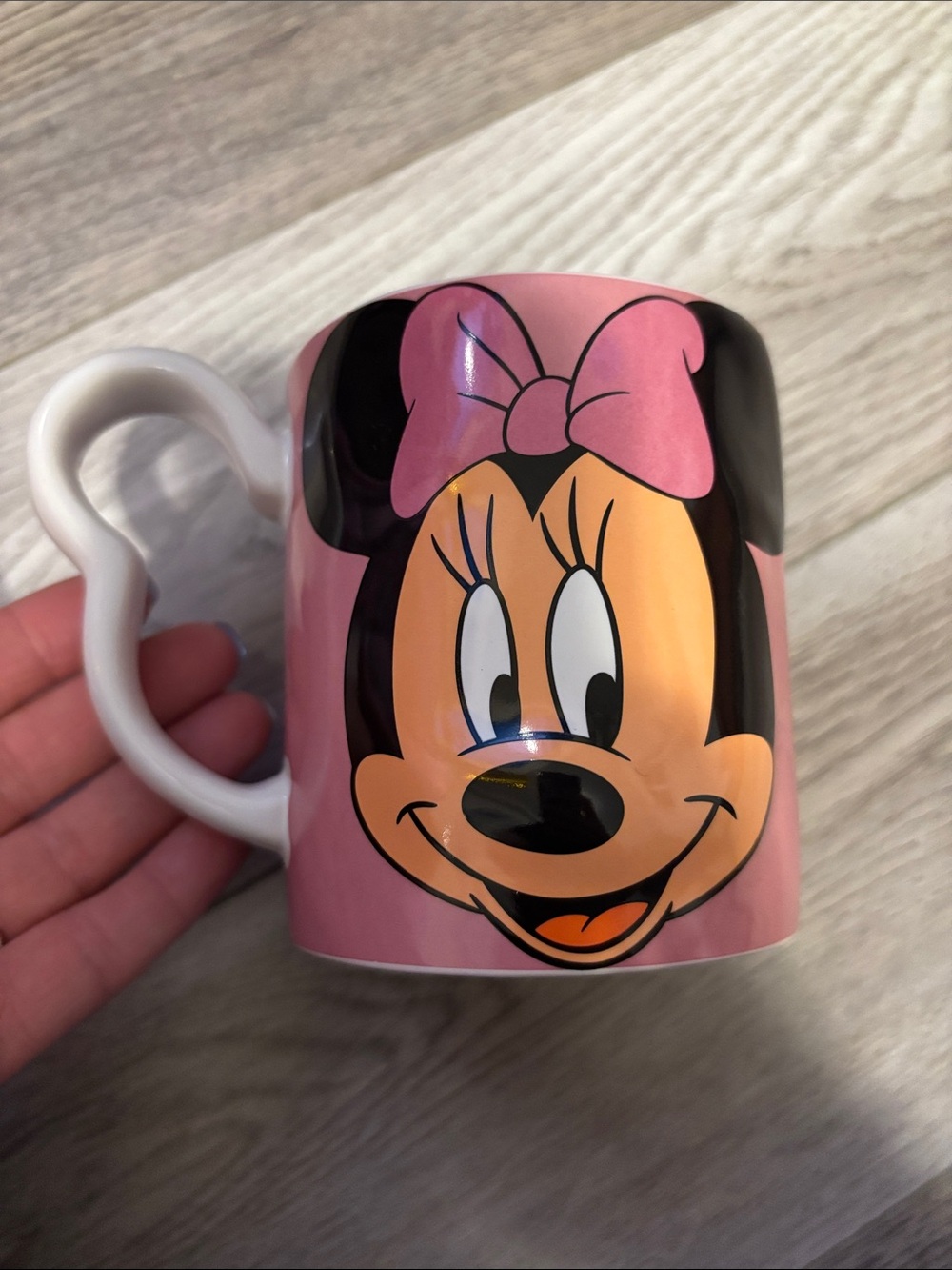 Disney Minnie Mouse Pink Bow Ceramic Mug
